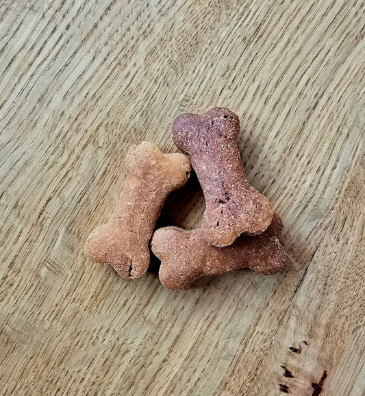 Peanut butter Banana & Bacon Dog Biscuits